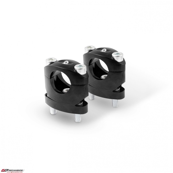 Adjustable handlebar clamps S3 black